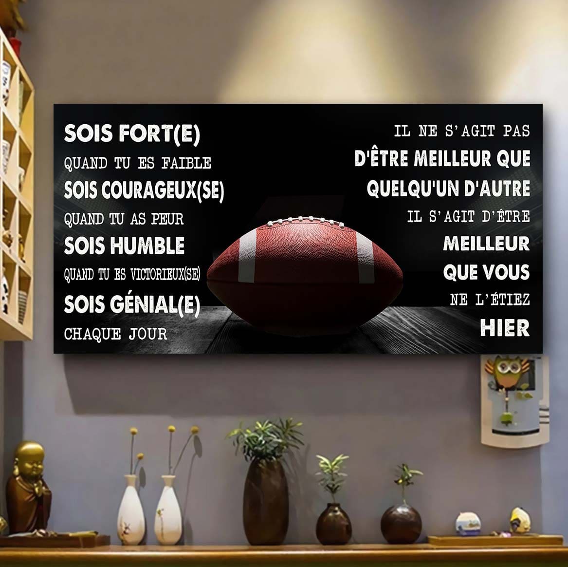 fren basketball il ne s'agit pas d'être meilleur que quelqu'un d'autre, il s'agit d'être meilleur que vous ne l'étiez hier.
