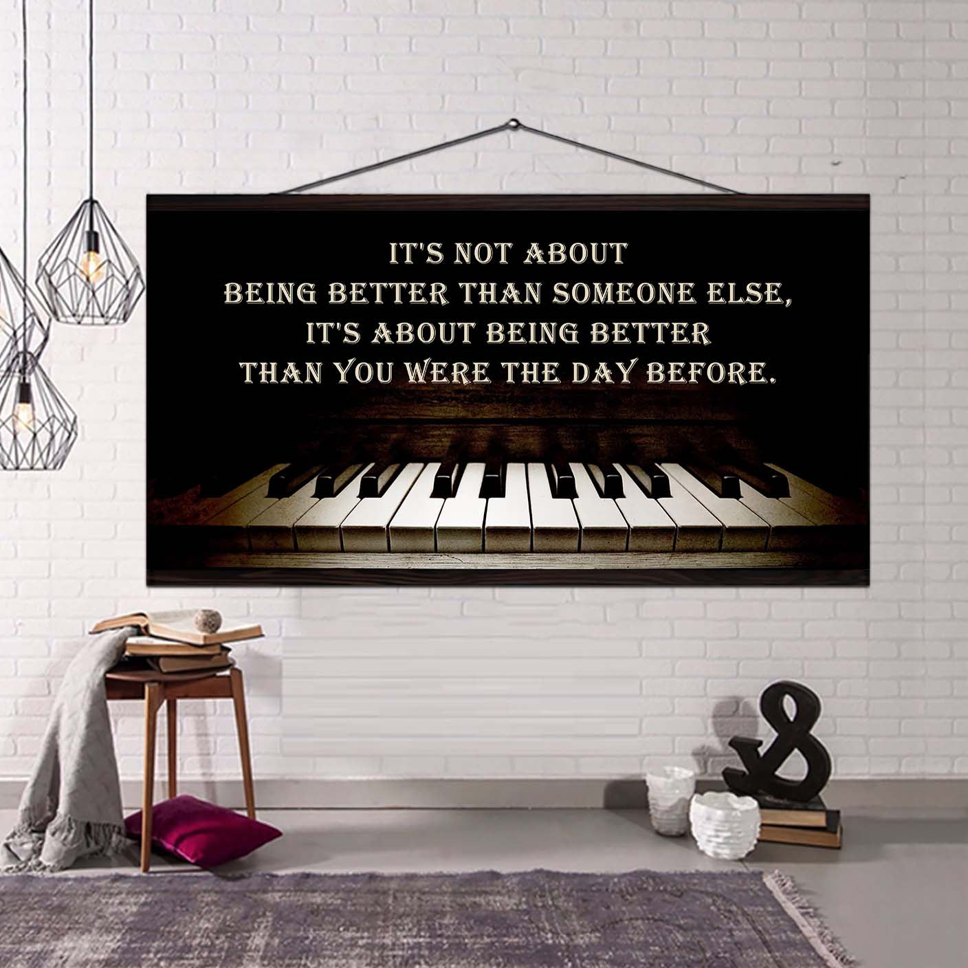 piano it is not about being better than someone else it is about being better than you were the day before