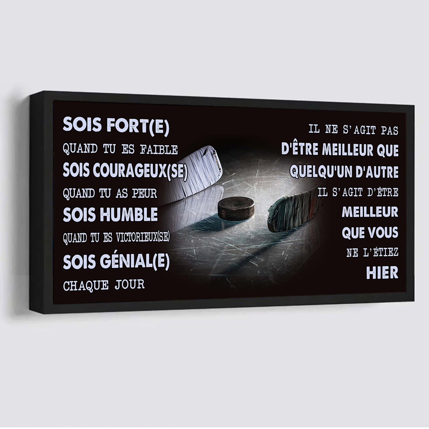 fren basketball il ne s'agit pas d'être meilleur que quelqu'un d'autre, il s'agit d'être meilleur que vous ne l'étiez hier.