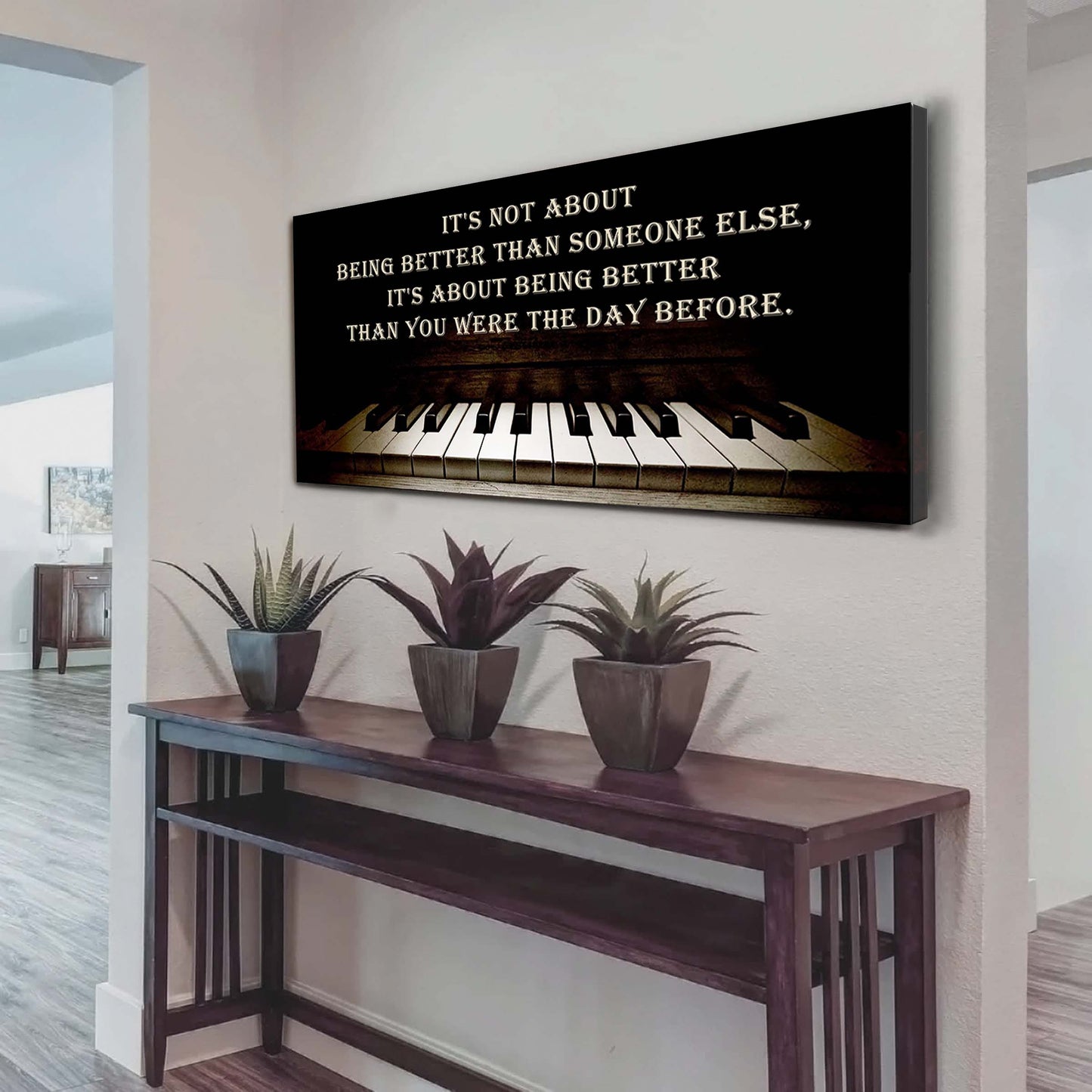 piano it is not about being better than someone else it is about being better than you were the day before