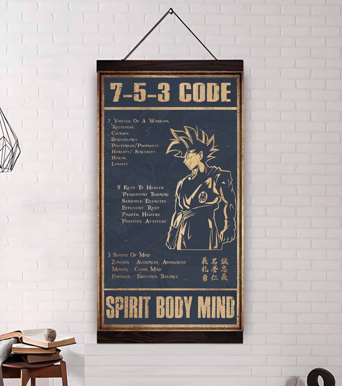 vgt 7 5 3 code new vertical poster canvas wall art (ver2)