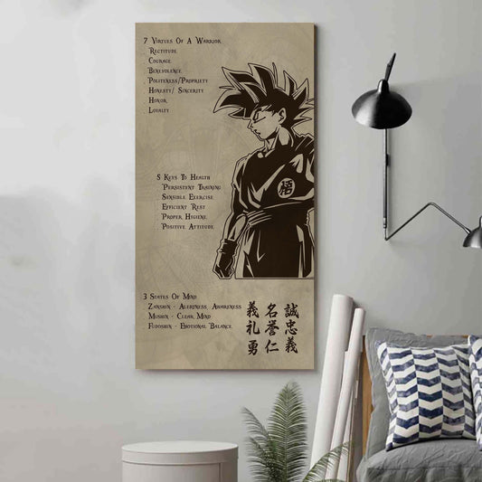 GK 7 5 3 Code New Vertical Poster Canvas Wall Art