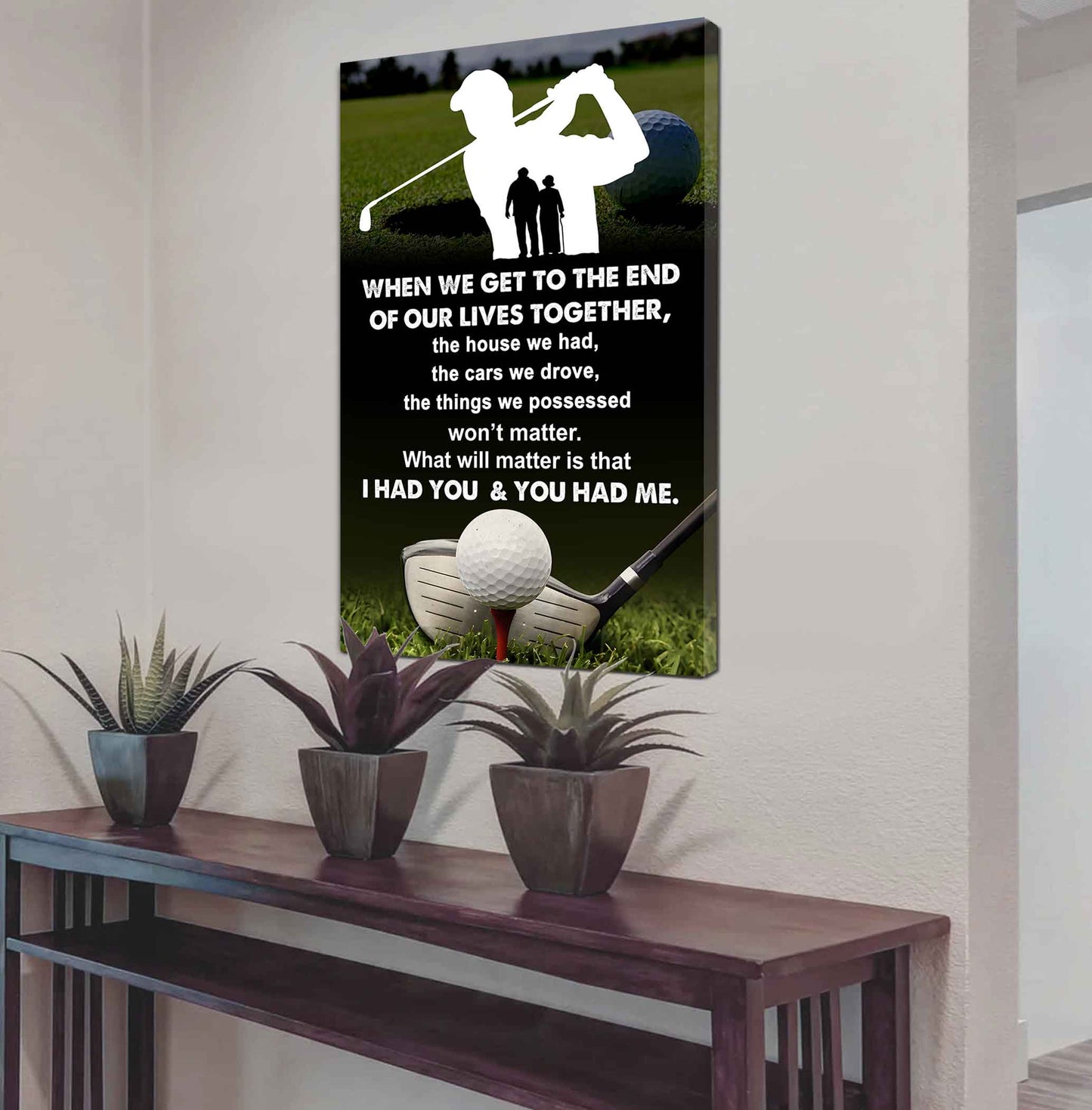 sport poster canvas i had you and you had me gift for wife husband