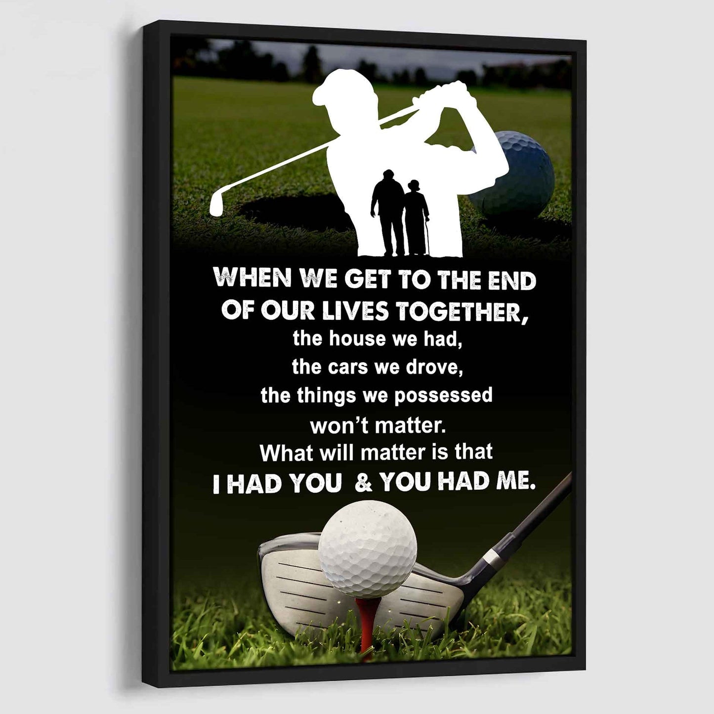 sport poster canvas i had you and you had me gift for wife husband