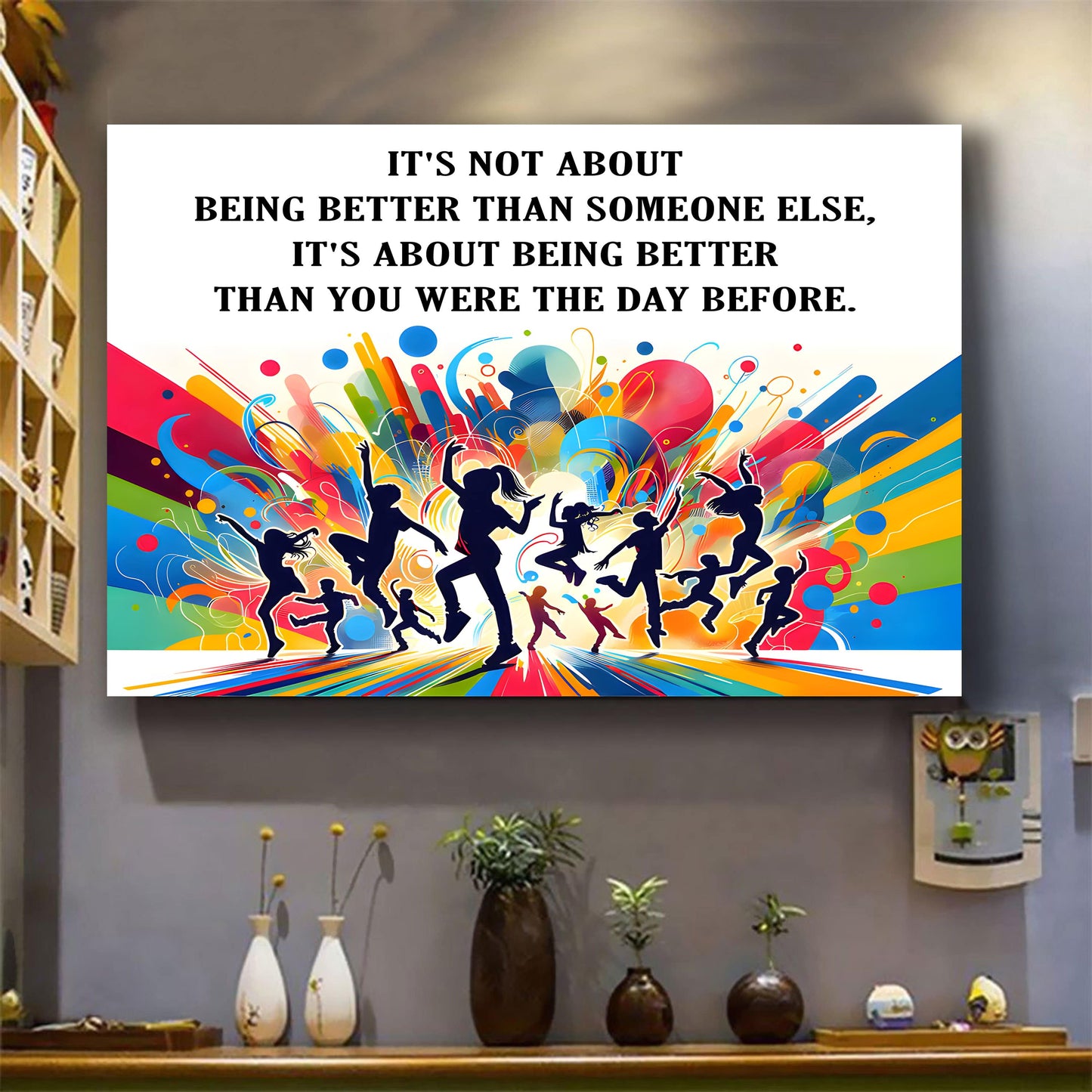 dance customizable poster canvas