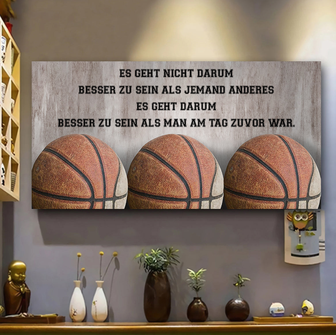 hockey leinwand es geht nicht darum, besser als jemand anderes zu sein