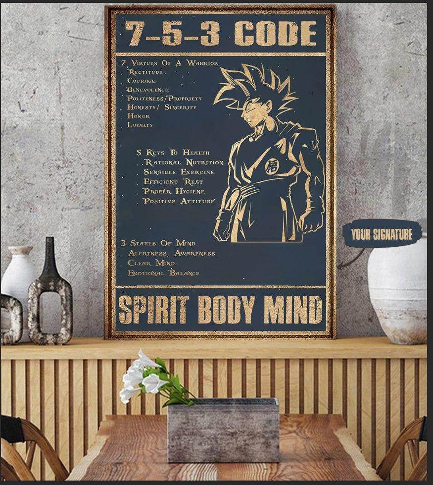 7 5 3 code- spirit body mind-drb