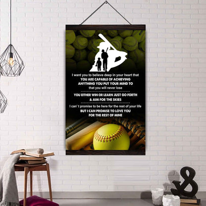 Poster Canvas To My Son You Will Never Lose You Either Win Or Learn - I Love You Gift From Dad