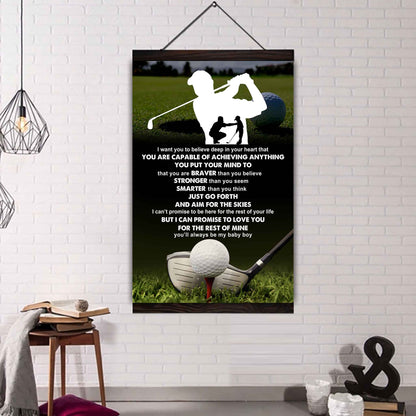 Poster Canvas To My Son You Put Your Mind To That You Are Braver Gift From Dad