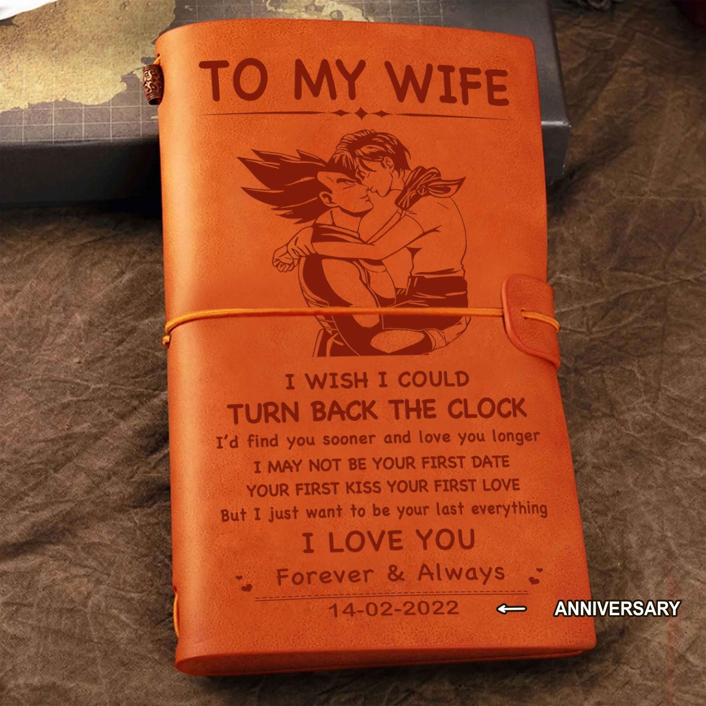 drb valentines gifts vintage journal husband to wife i wish i could turn back the clock i love you forever and always