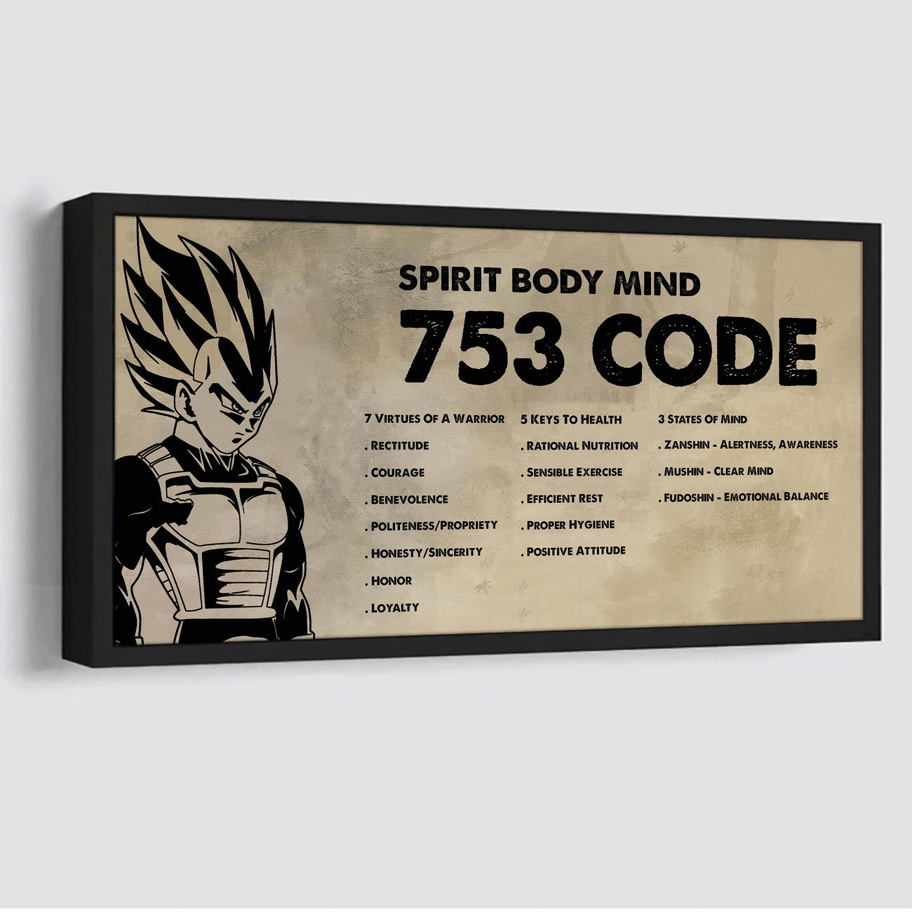 knigh teamplar poster canvas 7 5 3 code motivation quotes