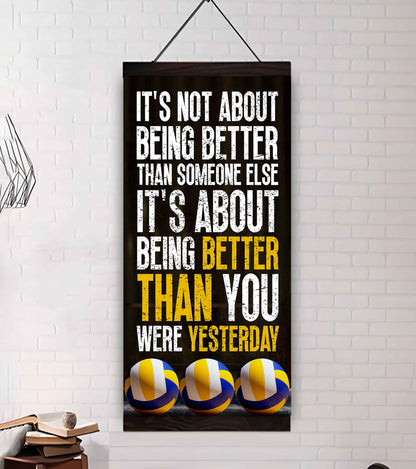 American Football-It is not About Being Better Than Someone Else It is about being better than you were the day before.