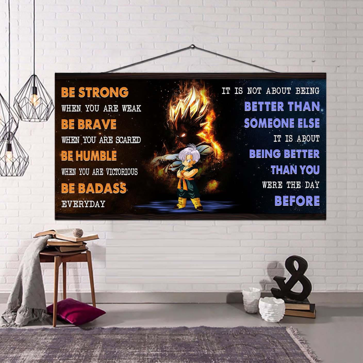 vgt be strong when you are weak - it's not about being better than someone else it's about being better than you were yesterday