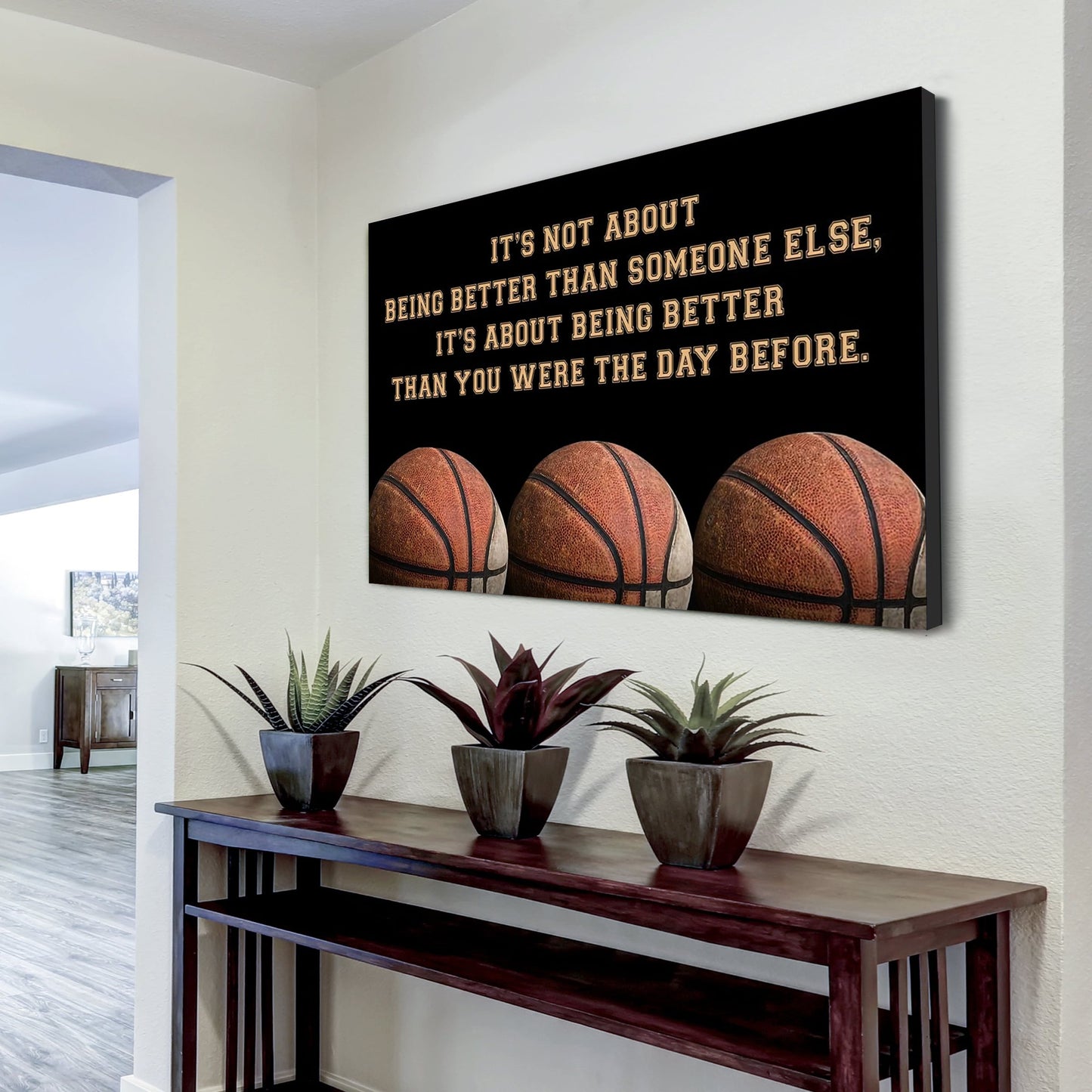 basketball customizable poster canvas