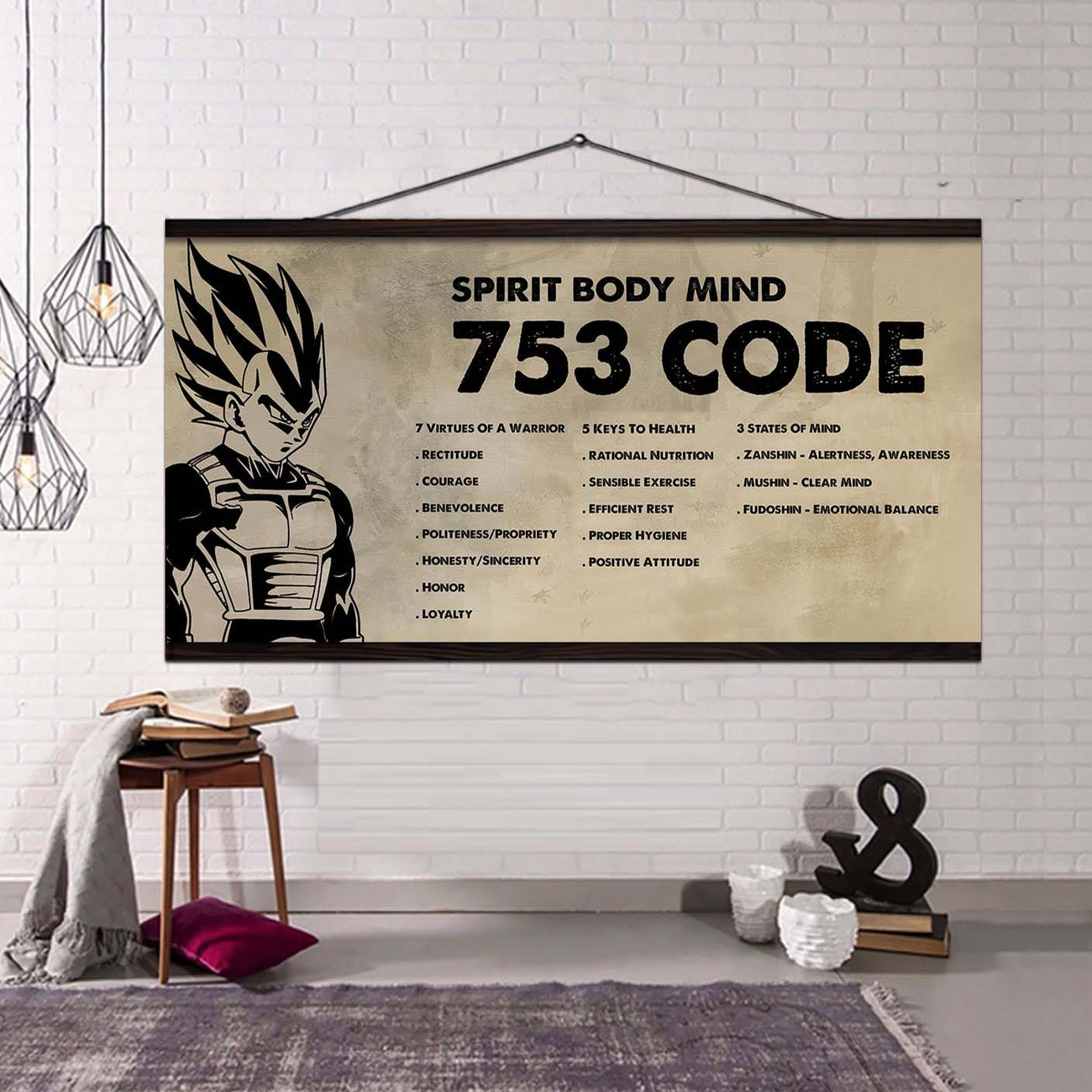 knigh teamplar poster canvas 7 5 3 code motivation quotes