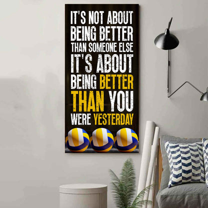 American Football-It is not About Being Better Than Someone Else It is about being better than you were the day before.