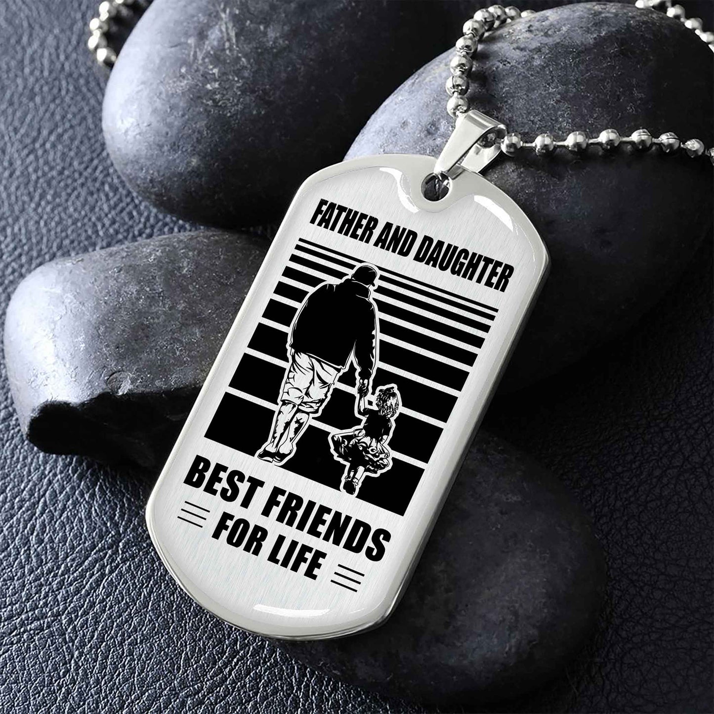 vgt_tr military chain silver plated 18k gold plated father and son best friend for life gift for your son
