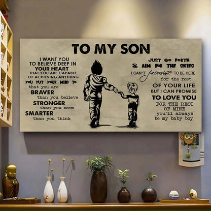 VGT TO MY SON- I WANT YOU TO BELIEVE- CANVAS POSTER