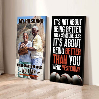 Soccer-Wife to Husband - It is not About Being Better Than Someone Else It is about being better than you were the day before.