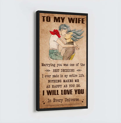 VGT-Valentine gifts-Husband to Wife-Vegeta-I wish I could turn back the clock