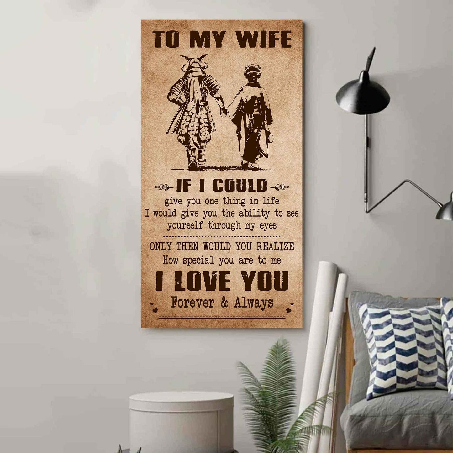 drb vgt- poster canvas to my wife if i could give you one thing in life - how special you are to me gift for your wife