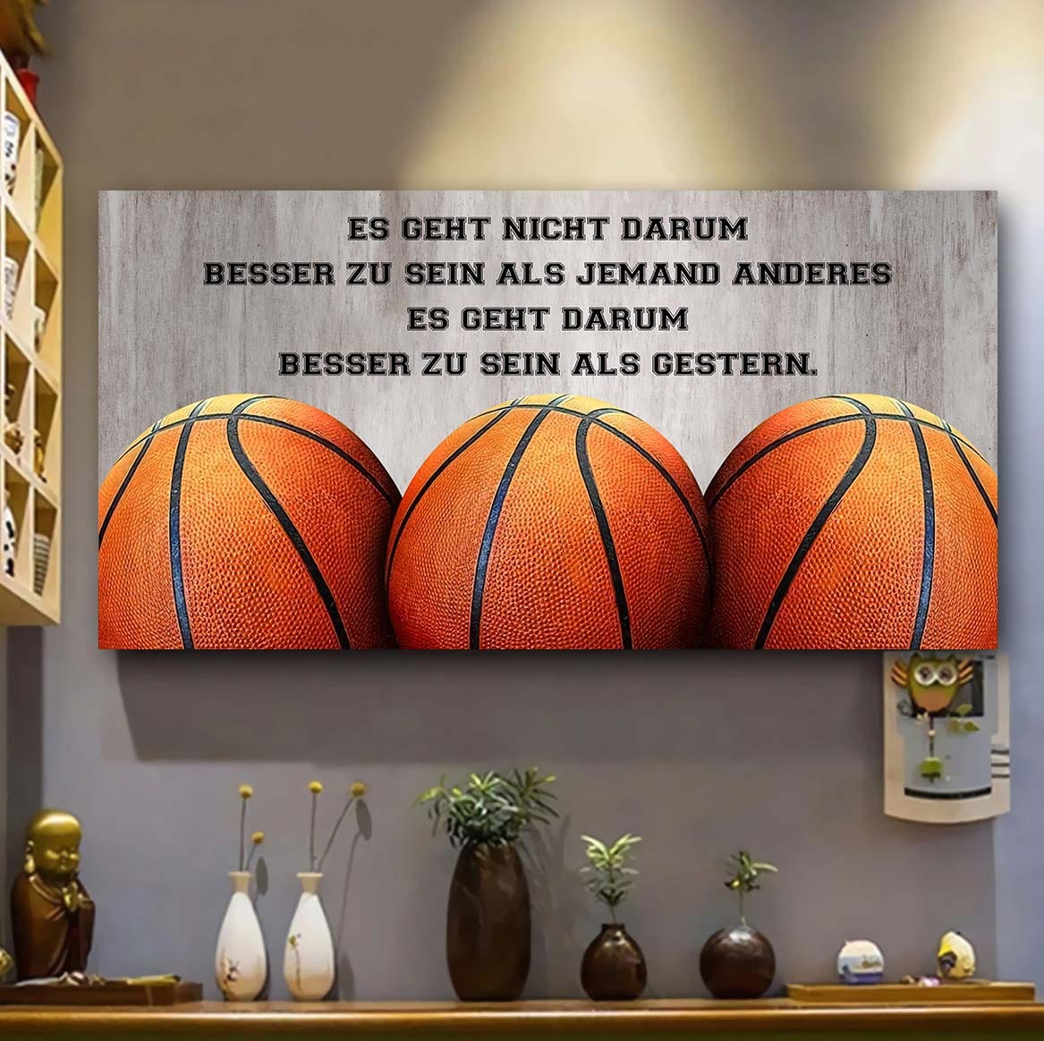 basketball-es geht nicht darum, besser zu sein als jemand anderes, es geht darum, besser zu sein als gestern.