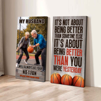 Soccer-Wife to Husband - It is not About Being Better Than Someone Else It is about being better than you were the day before.