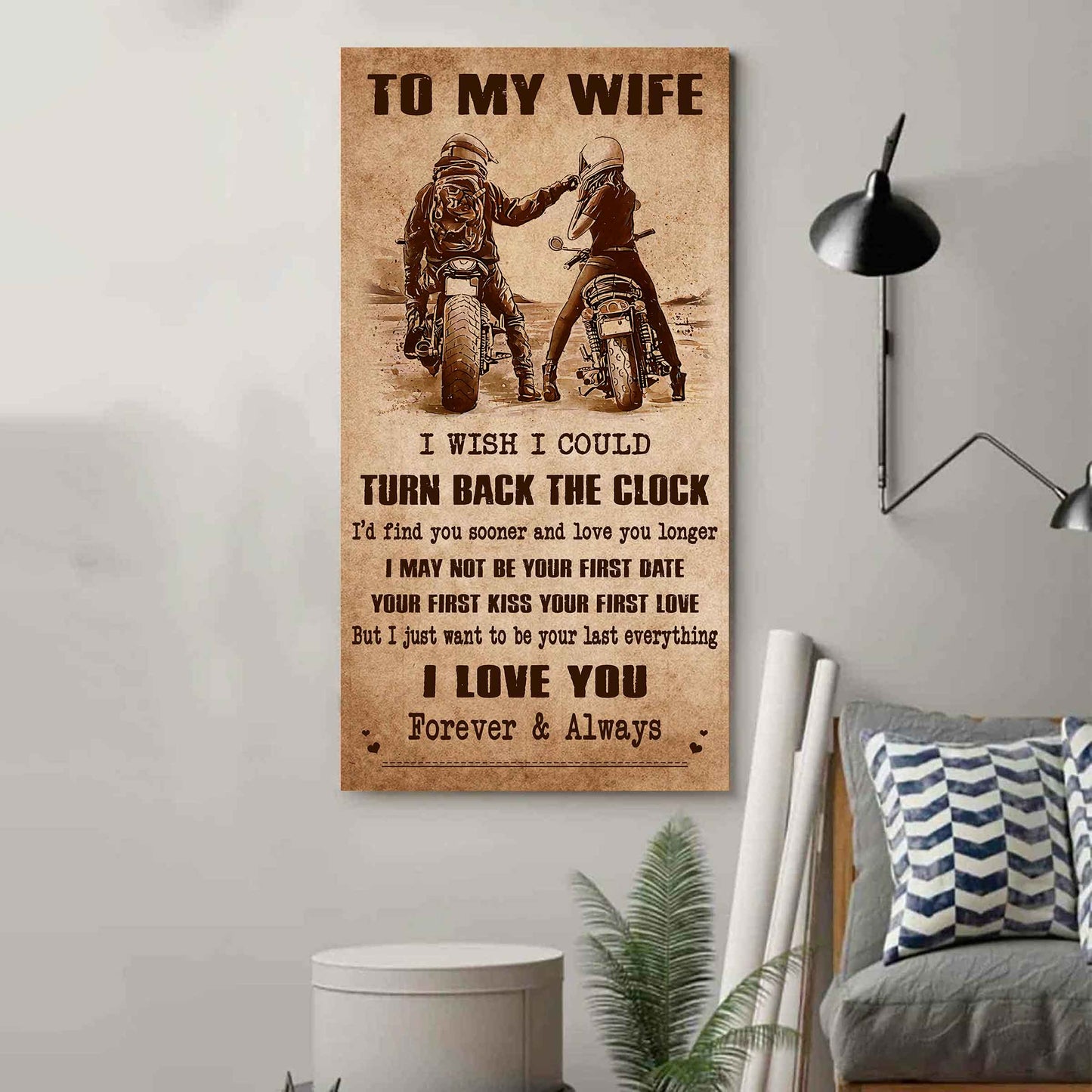 drb vgt- poster canvas to my wife if i could give you one thing in life - how special you are to me gift for your wife