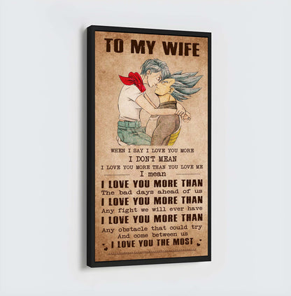 VGT-Valentine gifts-Husband to Wife-Vegeta-I wish I could turn back the clock