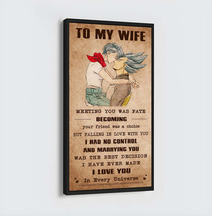 VGT-Valentine gifts-Husband to Wife-Vegeta-I wish I could turn back the clock