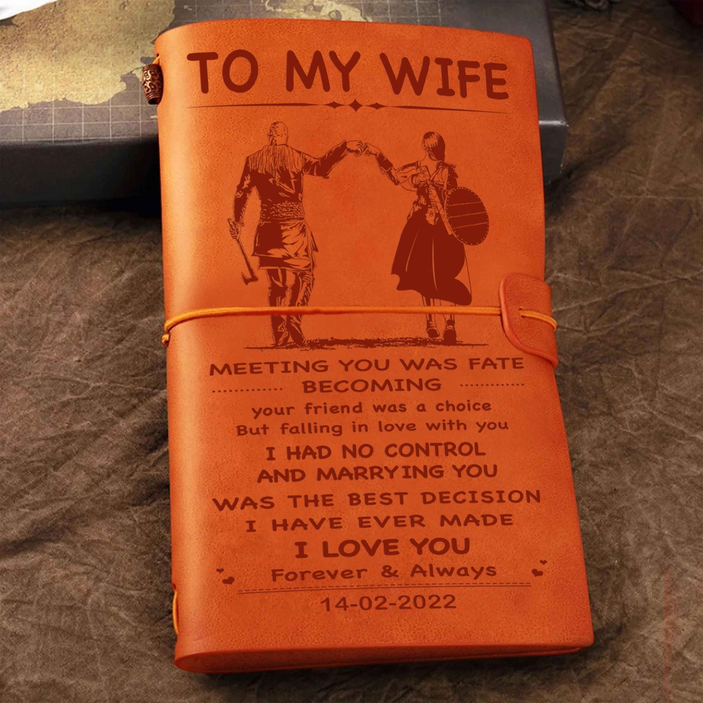 drb valentines gifts vintage journal husband to wife meeting you was fate i love you forever and always