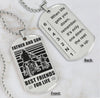 Biker Dog Tag Ver 1 / White / No