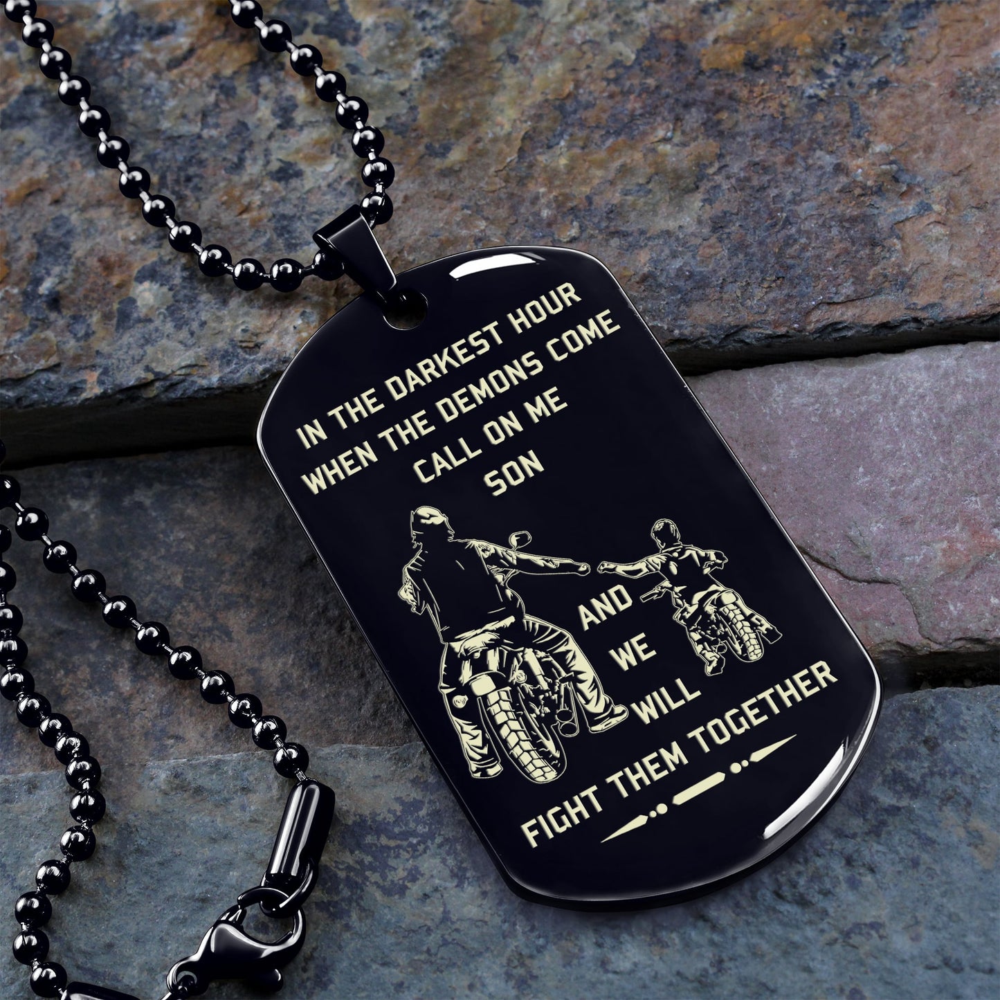 call on me son dog tag from dad to son