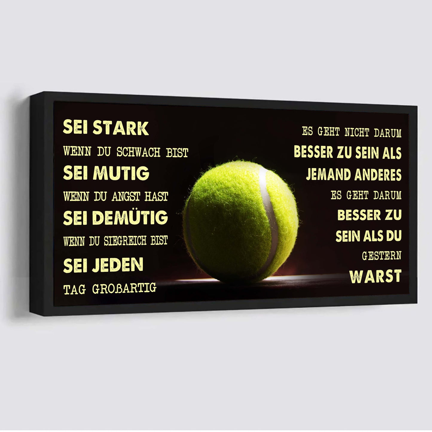 ger tennis es geht nicht darum, besser zu sein als jemand anderes, es geht darum, besser zu sein als gestern