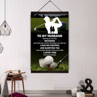 Sport Poster Canvas To My Husband Meeting You Was Fate Becoming Your Friend Gift For Your Husband