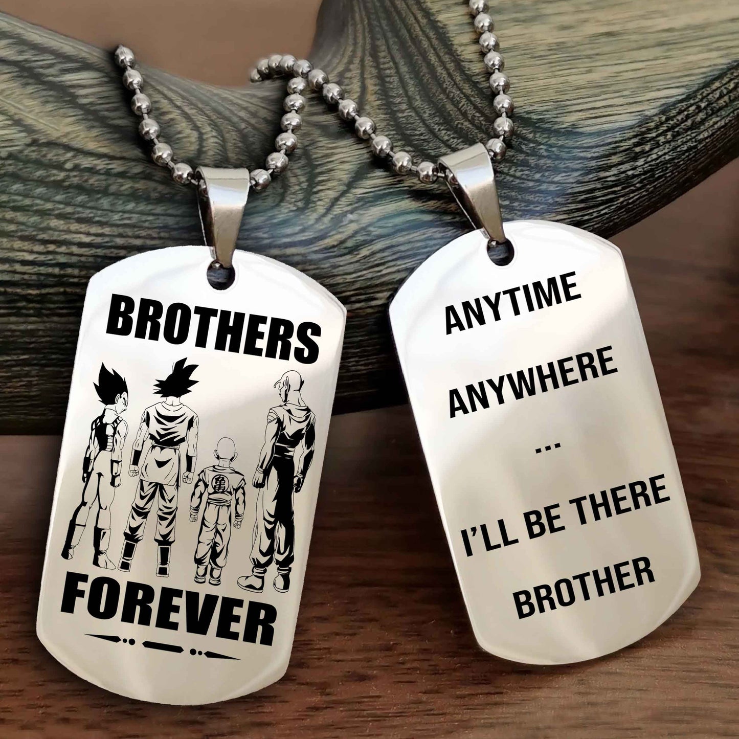 drb personalized double sided dog tag for my brother - call on me brother and we will fight them together gift for your friend