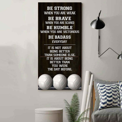 Mix Basketbal and Golf Be Strong-It is not About Being Better Than Someone Else It is about being better than you were the day before.