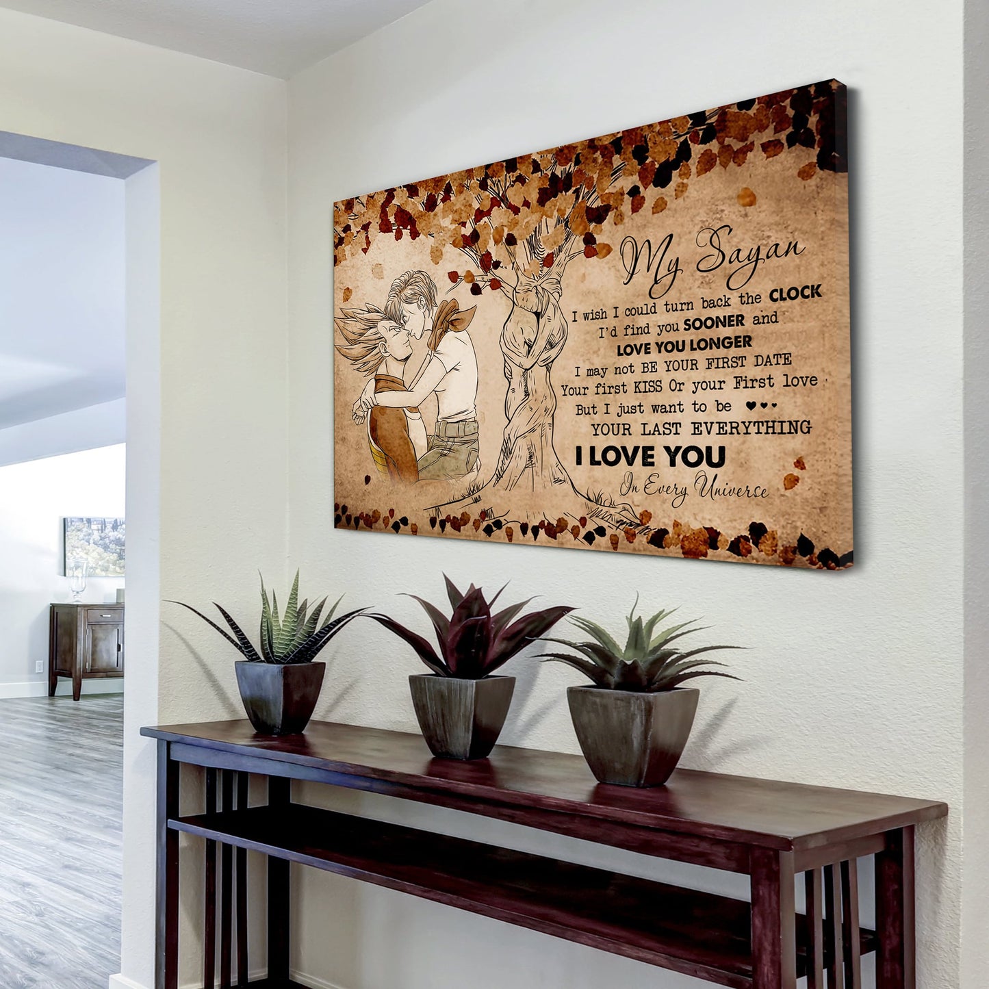 poster canvas to my husband- marrying you was one of the best decision i ever made