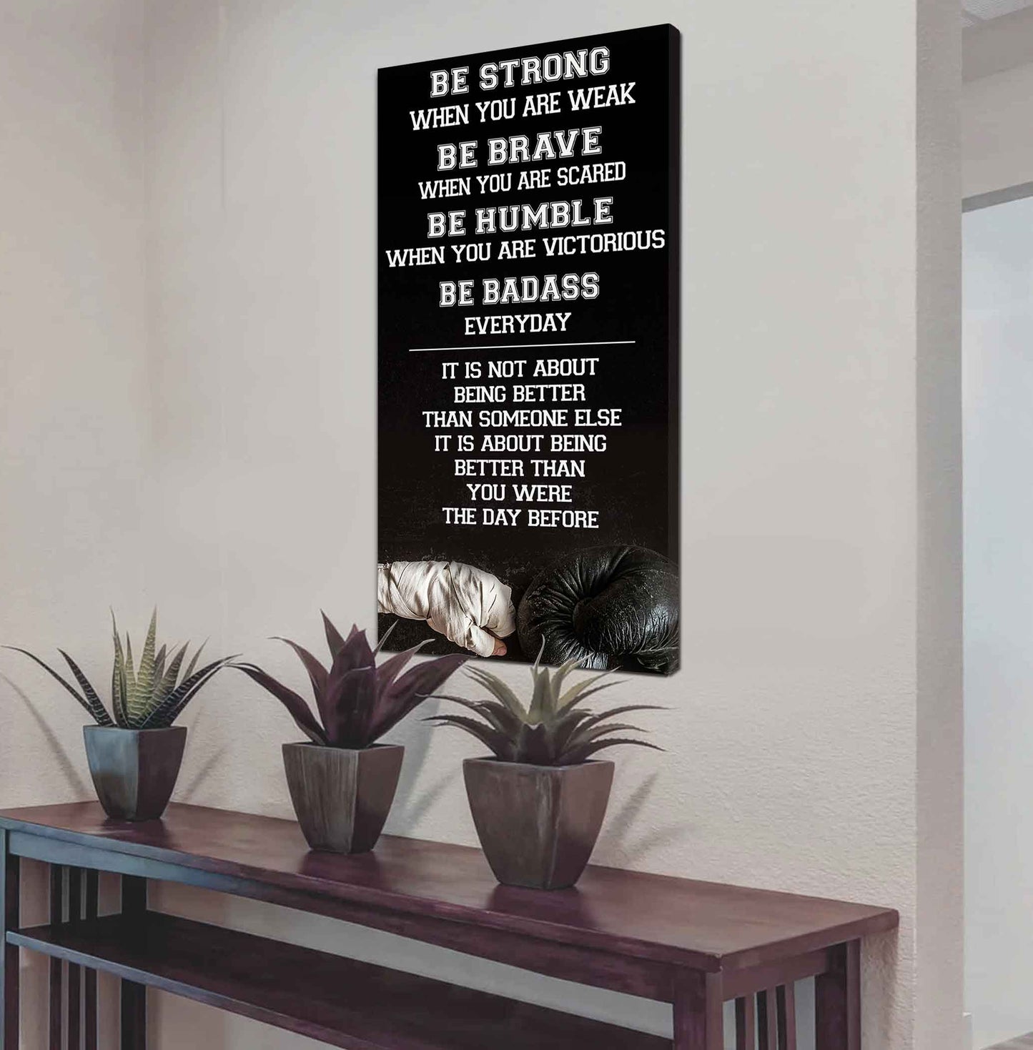 Mix Basketbal and Golf Be Strong-It is not About Being Better Than Someone Else It is about being better than you were the day before.