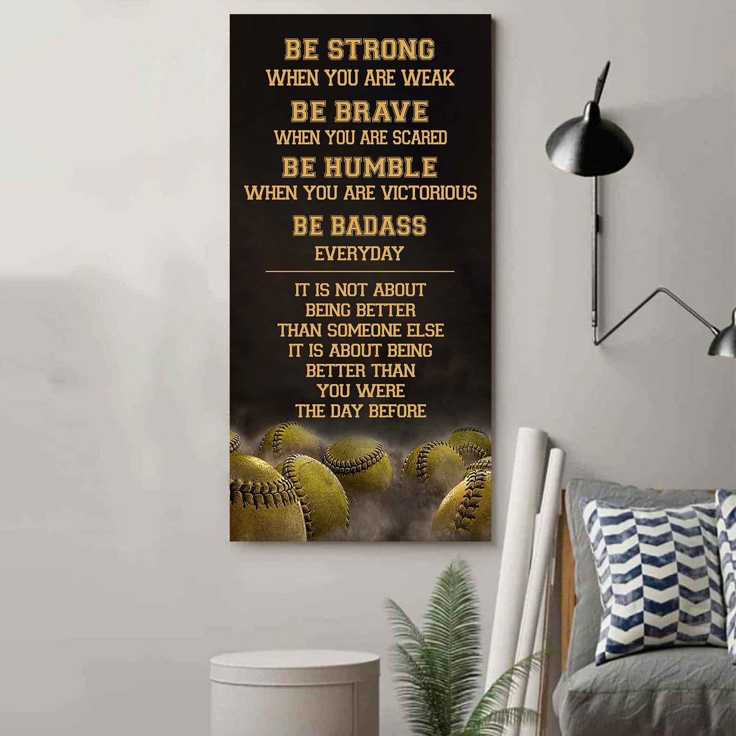 Basketball-Be Strong-It is not About Being Better Than Someone Else It is about being better than you were the day before.