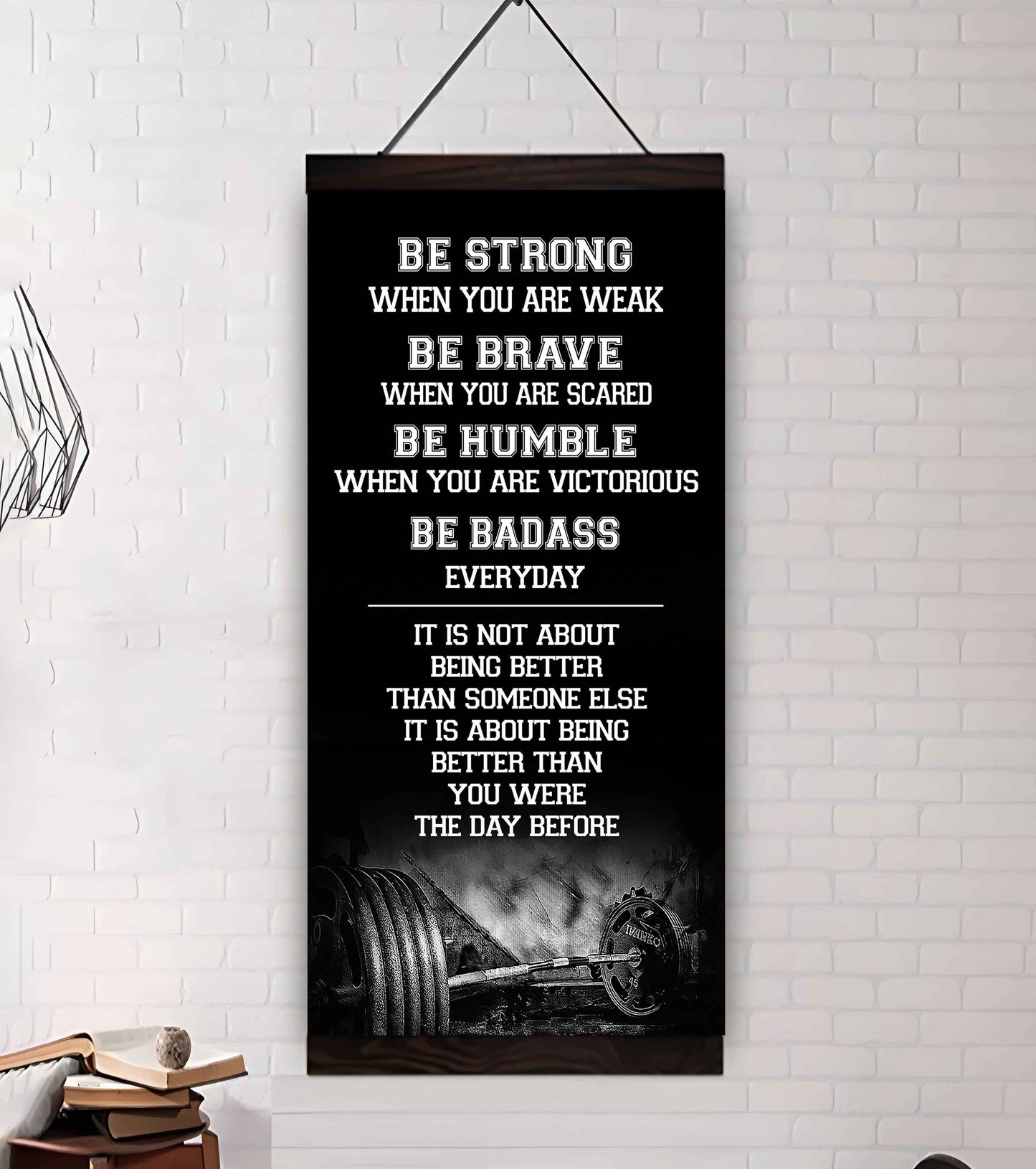 Mix Basketbal and Golf Be Strong-It is not About Being Better Than Someone Else It is about being better than you were the day before.