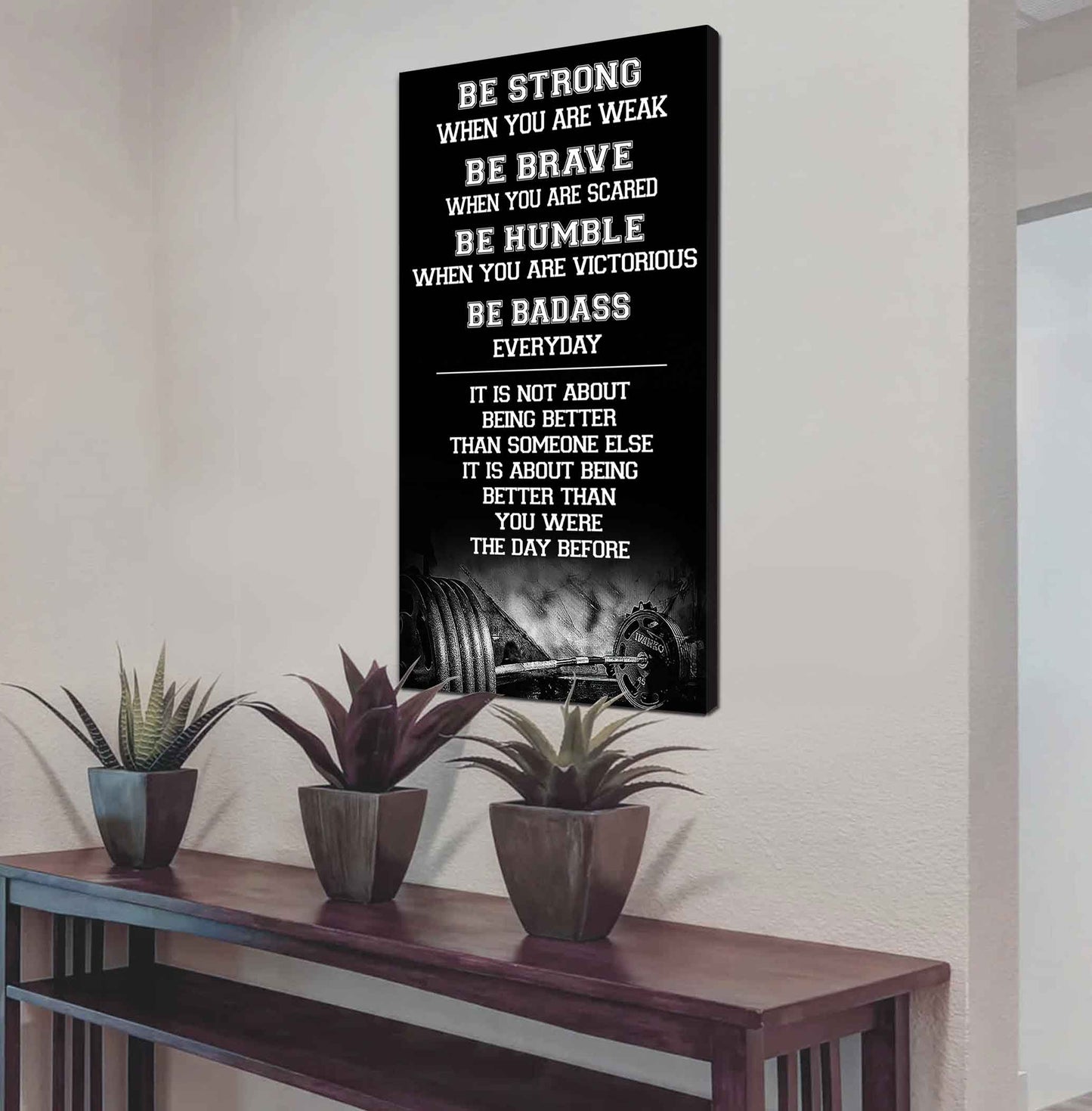 Mix Basketbal and Golf Be Strong-It is not About Being Better Than Someone Else It is about being better than you were the day before.