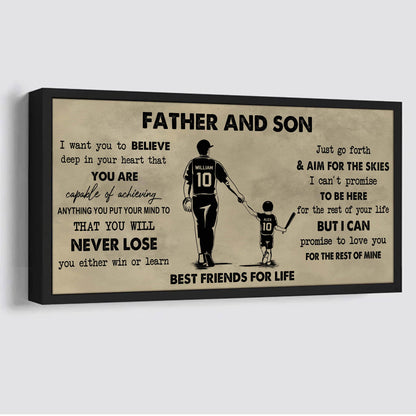 Father And Kids Best Friend For Life - You Will Never Lose Poster Canvas