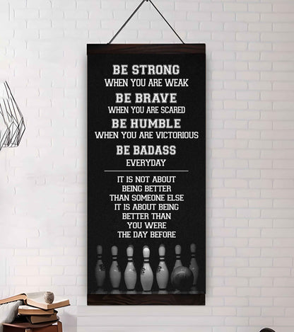 Mix Basketbal and Golf Be Strong-It is not About Being Better Than Someone Else It is about being better than you were the day before.