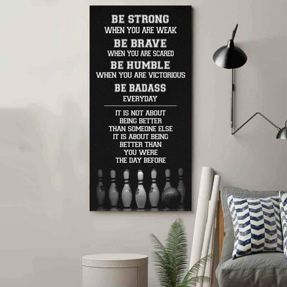 American Football-Be Strong-It is not About Being Better Than Someone Else It is about being better than you were the day before.