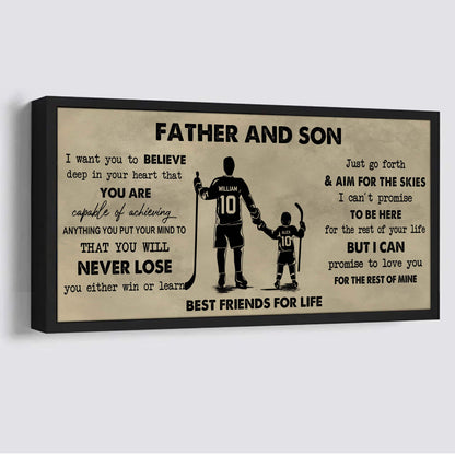 Father And Kids Best Friend For Life - You Will Never Lose Poster Canvas