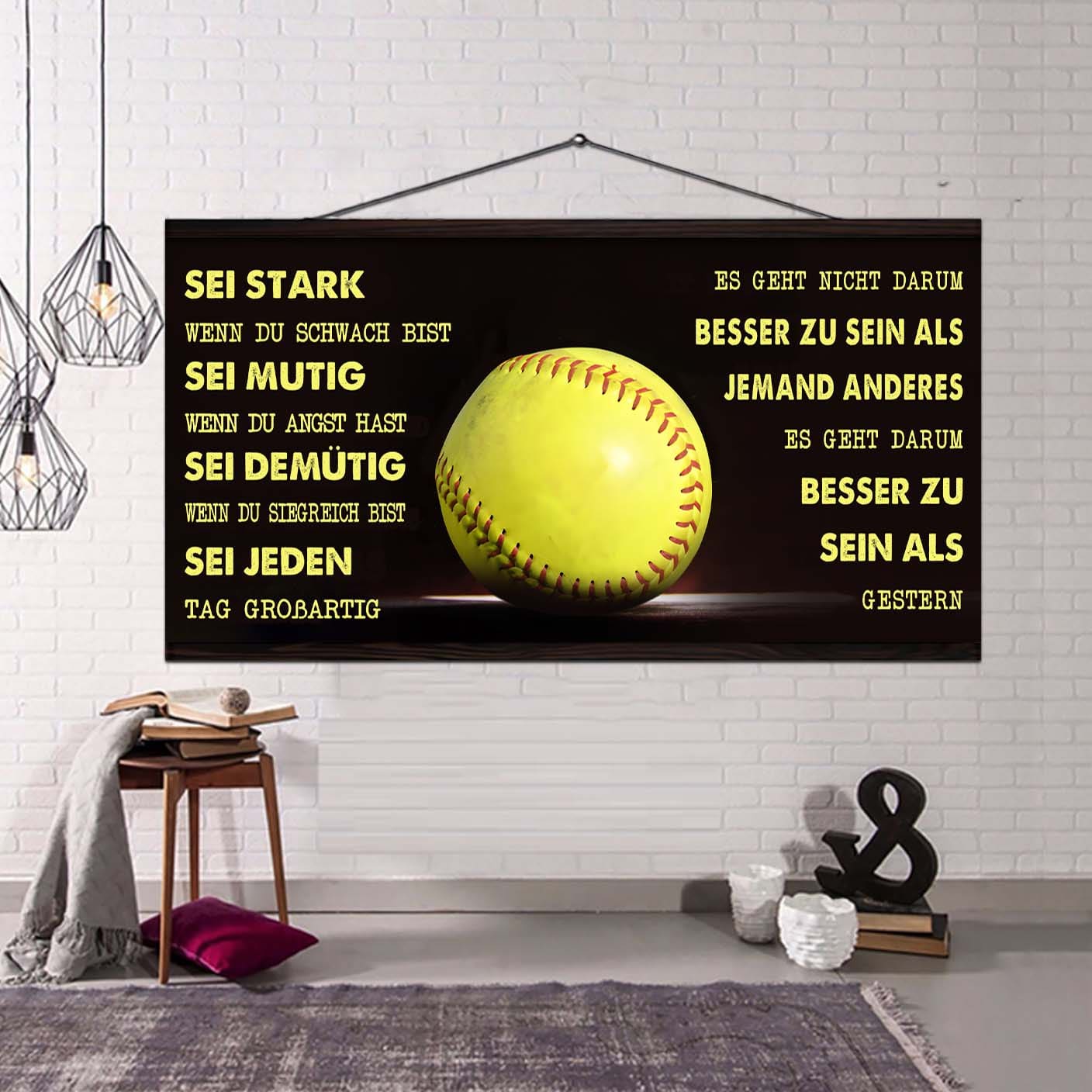 personalisierte basketball-leinwand-poster-sei stark, wenn du schwach bist, sei mutig, wenn du angst hast, sei demütig, wenn du siegreich bist, sei jeden tag großartig