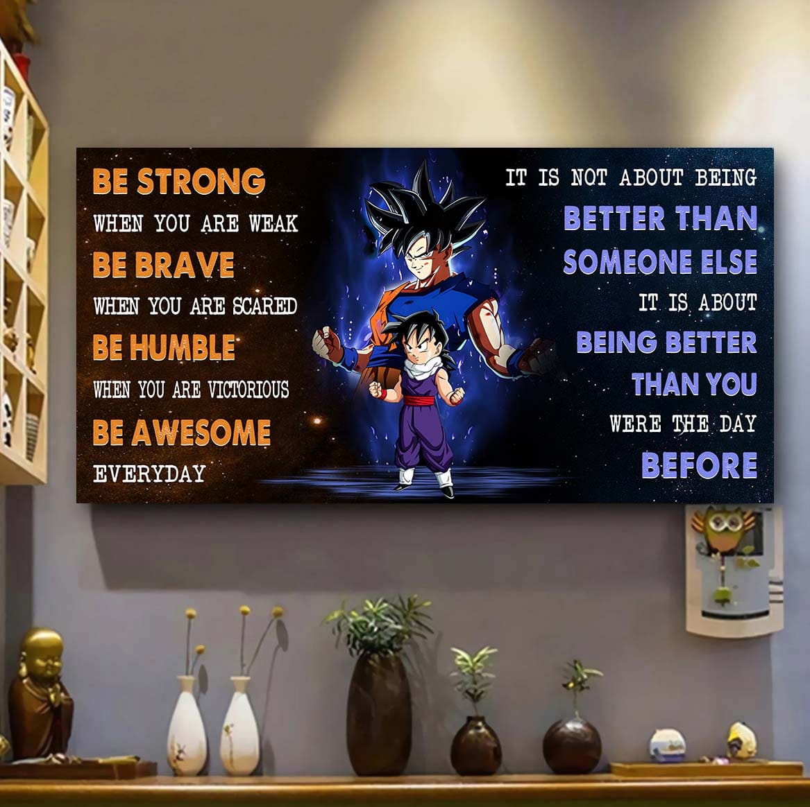 vgt be strong when you are weak - it's not about being better than someone else it's about being better than you were yesterday