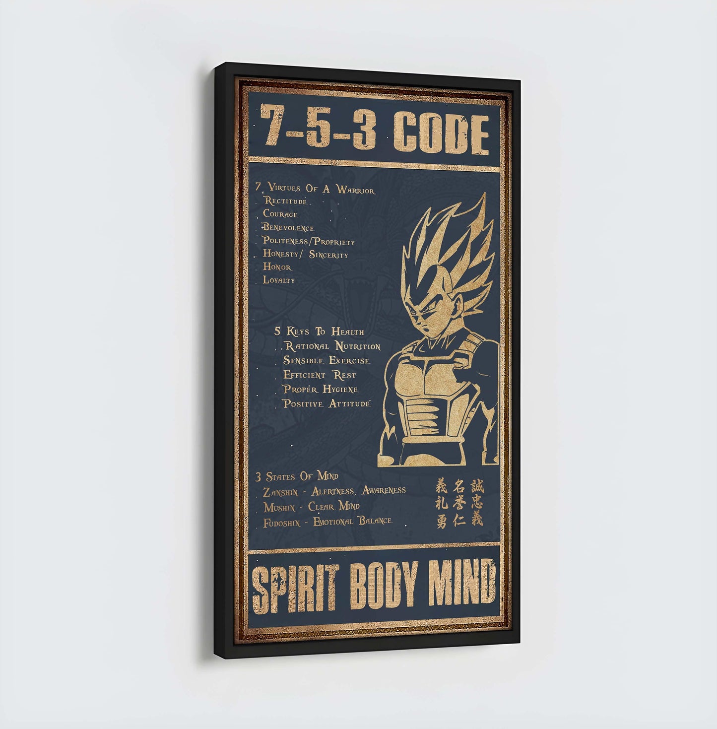 gk 7 5 3 code  new vertical poster canvas wall art (ver2)