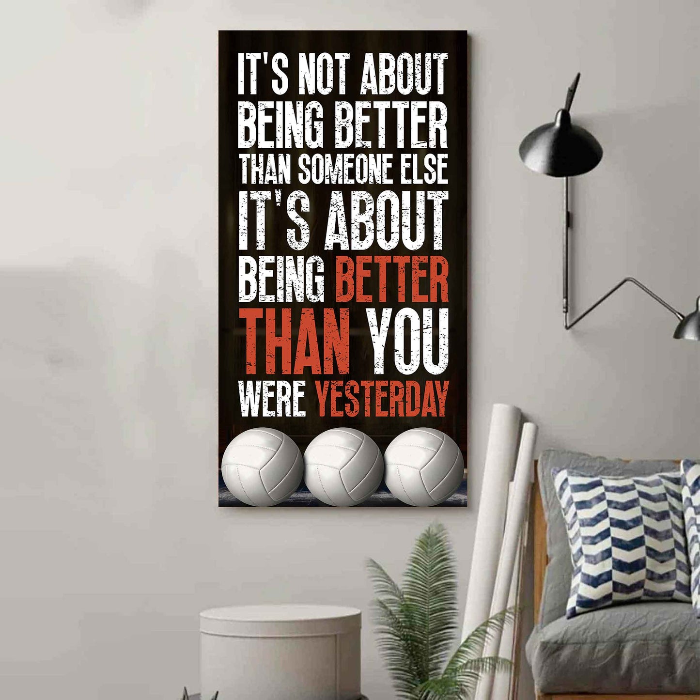 American Football-It is not About Being Better Than Someone Else It is about being better than you were the day before.